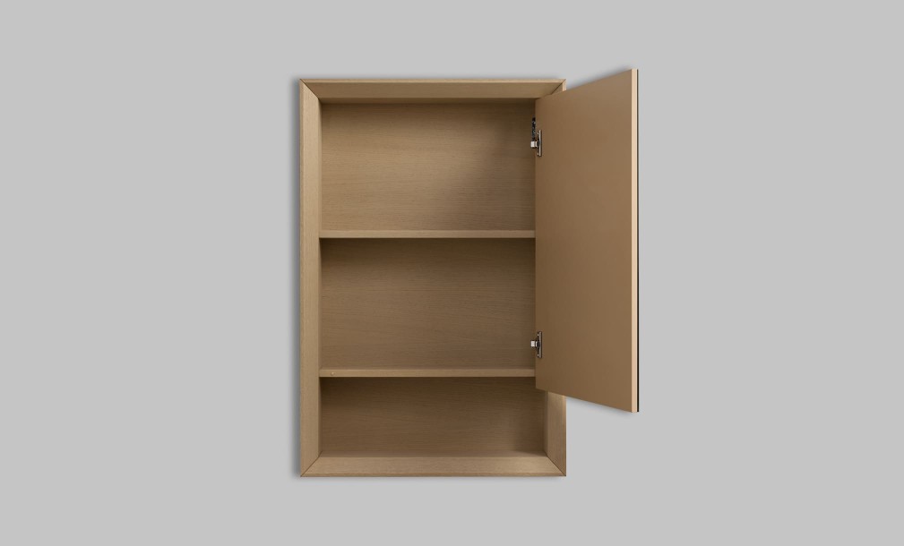 Подвесной шкаф Dive с зеркальным фасадом правый