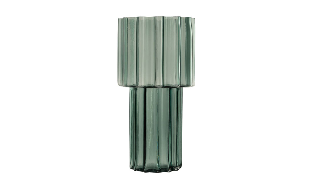 Ваза Crystal green L