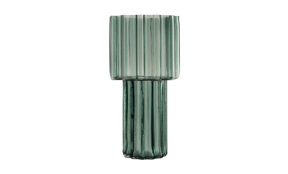 Ваза Crystal green S