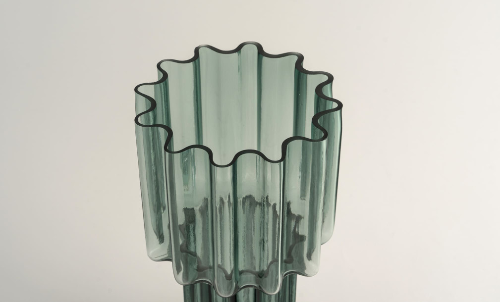 Ваза Crystal green S