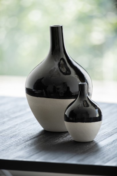 Ваза Iva Black White L