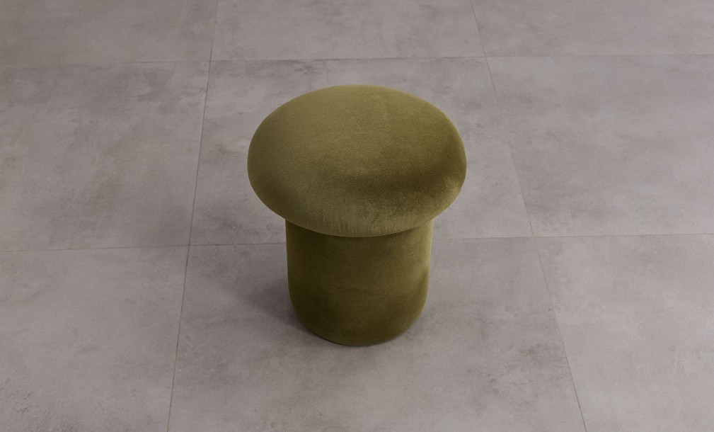 Пуф Пин (ткань Toscana col. moss)