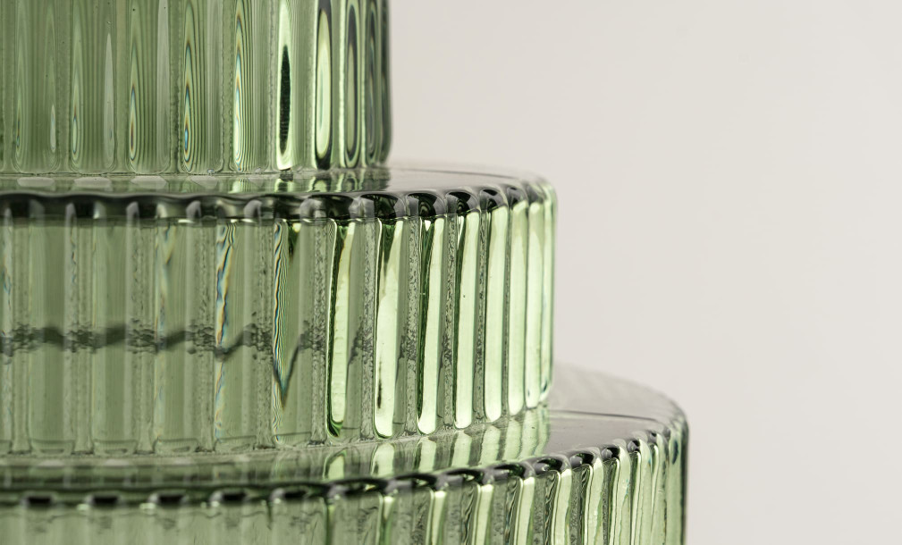 Ваза Opus green L