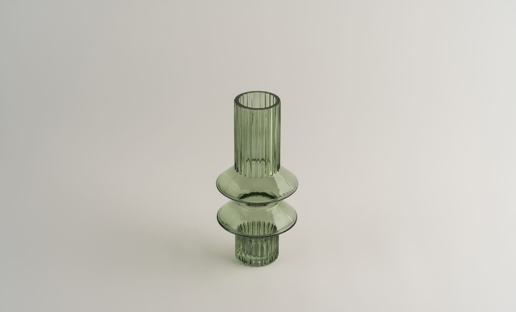 Ваза Bamboo green S
