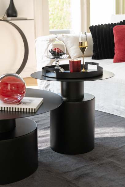 Поднос декоративный Trays Black набор 3 шт