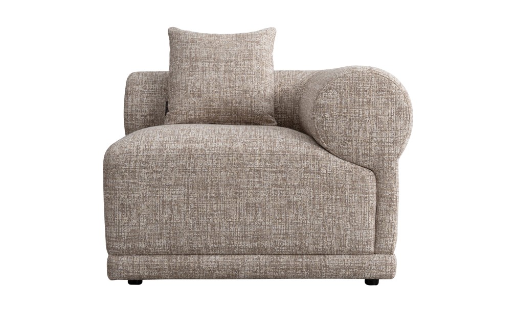 Диван Лугано одноместная секция с подлокотником правая