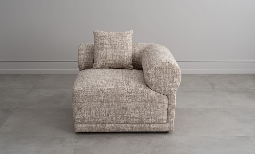 Диван Лугано одноместная секция с подлокотником правая