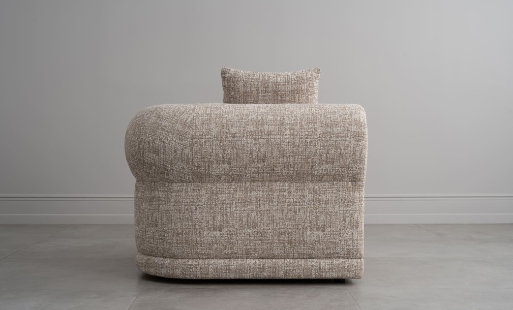 Диван Лугано одноместная секция с подлокотником правая