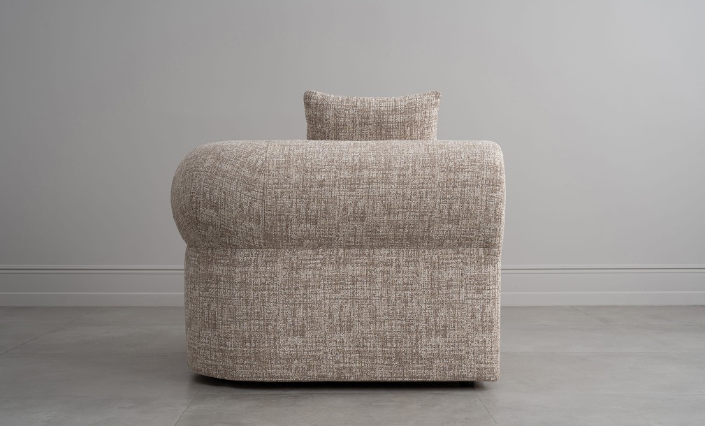 Диван Лугано одноместная секция с подлокотником правая