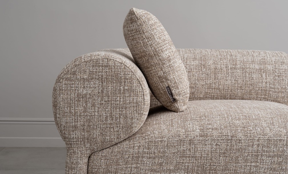 Диван Лугано одноместная секция с подлокотником правая