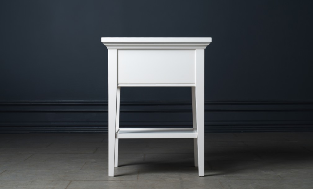 Прикроватная тумба Оксфорд с 1 ящиком белая