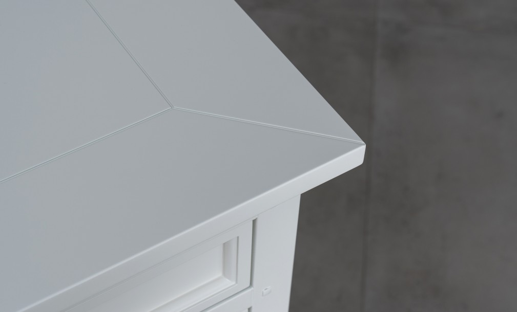 Комод Оксфорд высокий белый