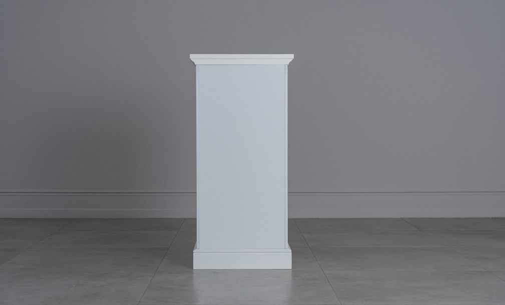 Комод Оксфорд высокий белый