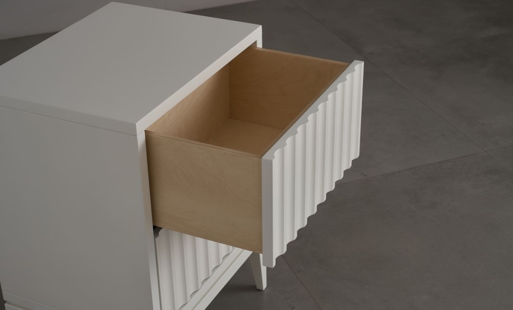 Прикроватная тумба Остин с 2 ящиками, основание А