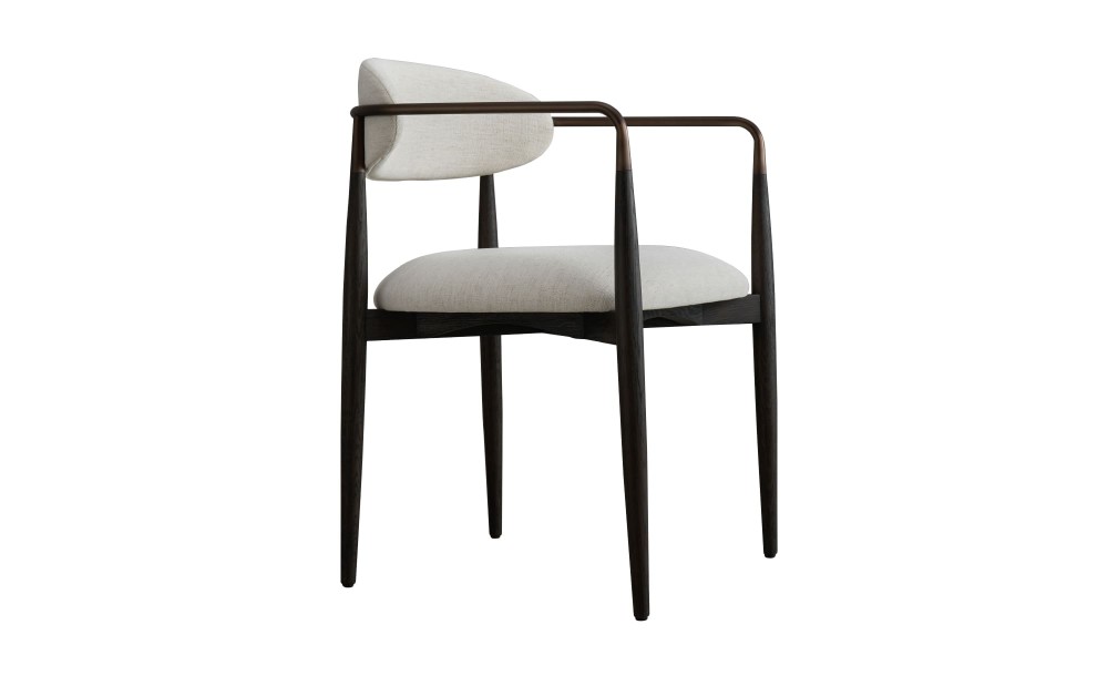 Стул Bradley тёмный с подлокотниками nomad snow