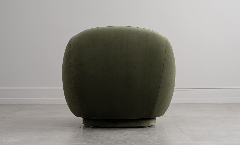 Крутящееся кресло Lilly зелёное