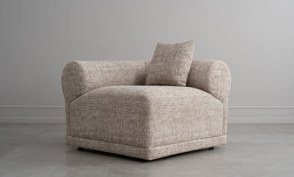 Диван Лугано одноместная секция с подлокотником левая