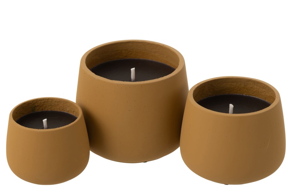 Свеча декоративная Ambience Brown 48H