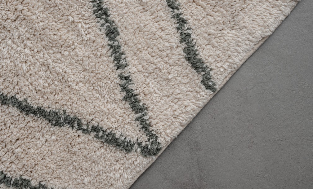 Ковёр Vasu с зелёным орнаментом