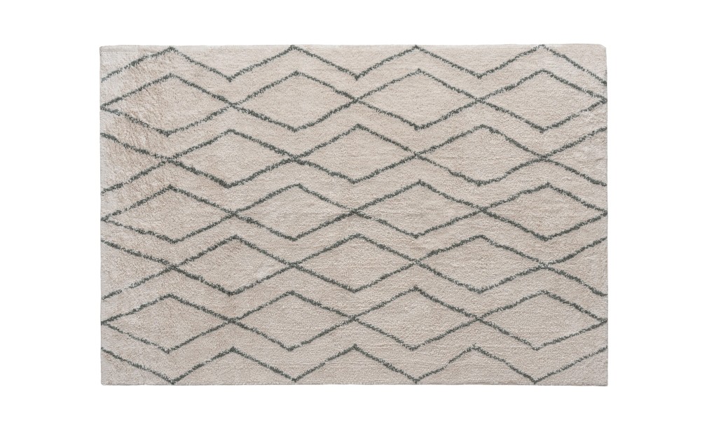 Ковёр Vasu 120x180 см с зелёным орнаментом