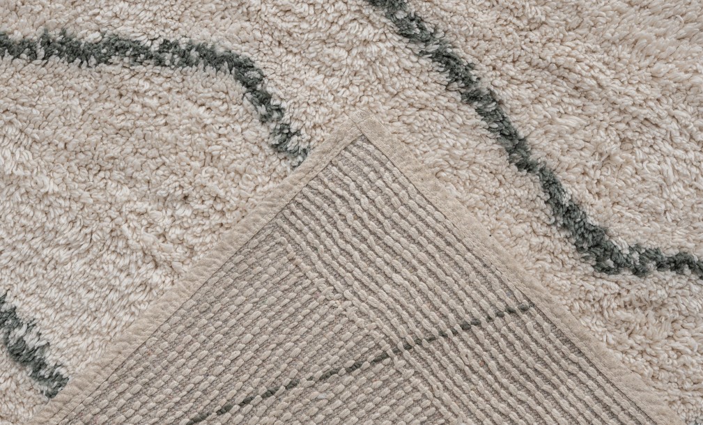 Ковёр Vasu 120x180 см с зелёным орнаментом