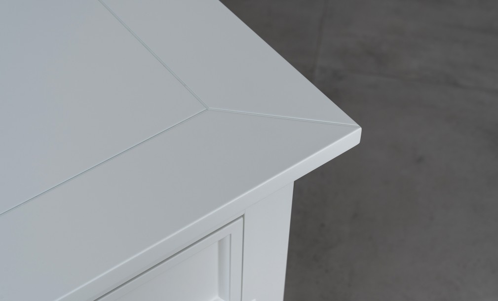 Комод Оксфорд с 5-ю ящиками белый