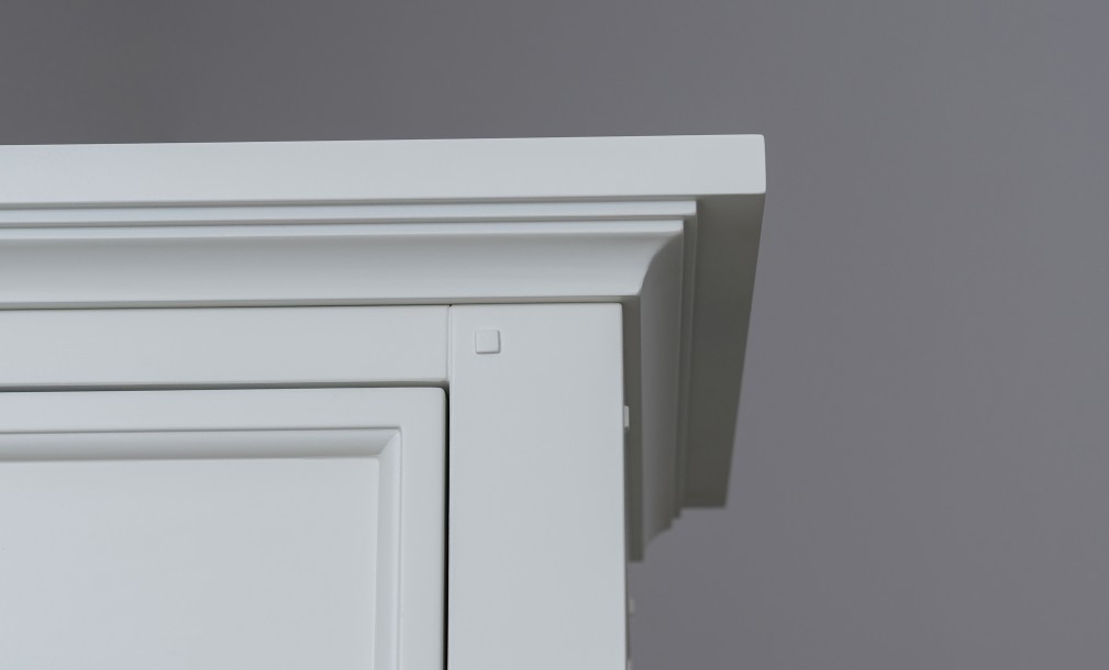 Комод Оксфорд с 5-ю ящиками белый