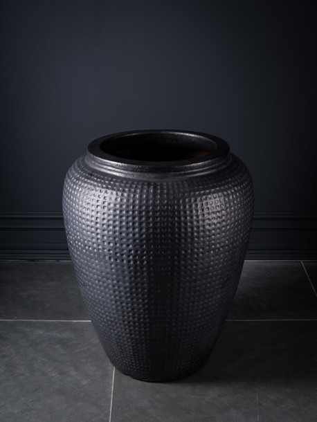 Кашпо Dimple graphite