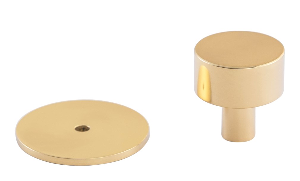 Ручка-кнопка Button aged brass