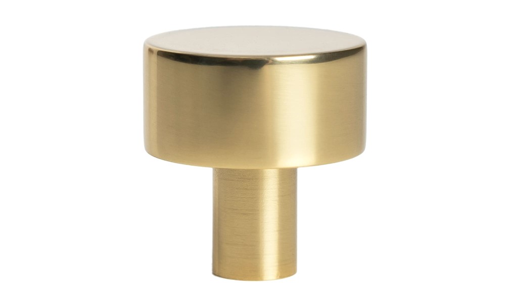 Ручка-кнопка Button aged brass