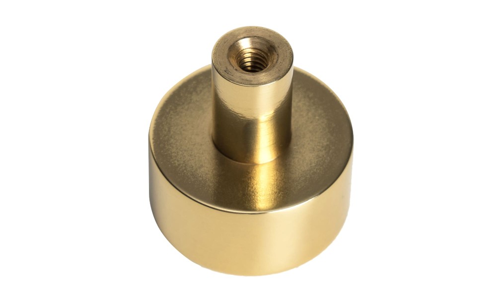 Ручка-кнопка Button aged brass
