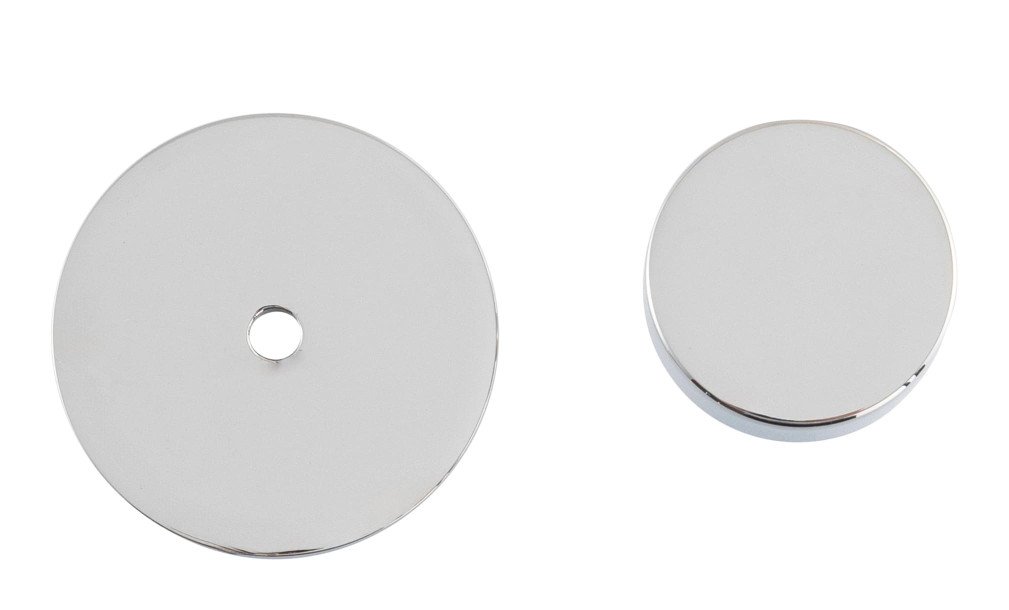 Ручка-кнопка Button polished nickel