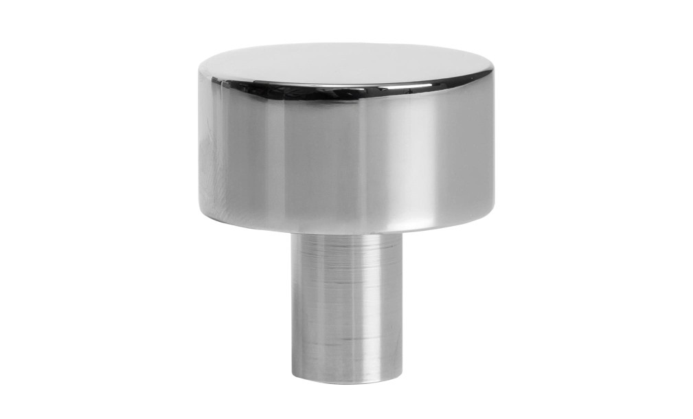 Ручка-кнопка Button polished nickel