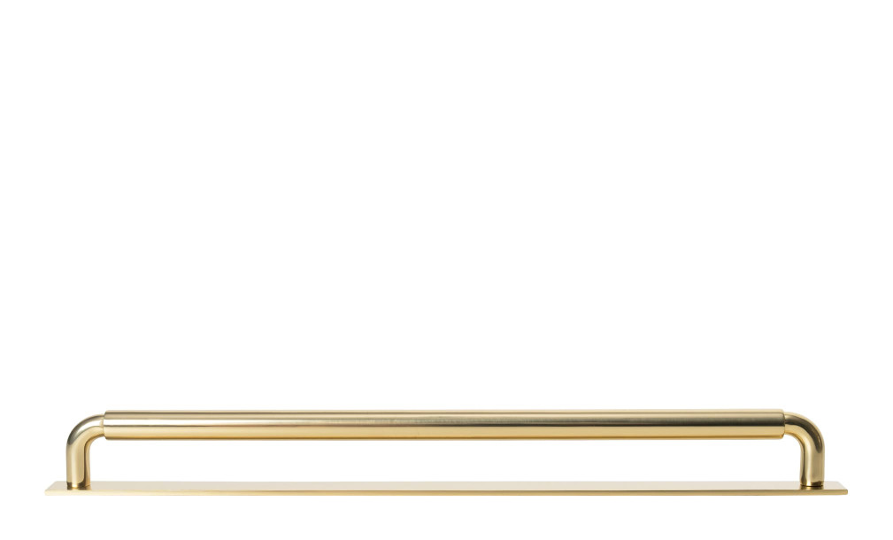 Ручка-скоба Button 12in aged brass