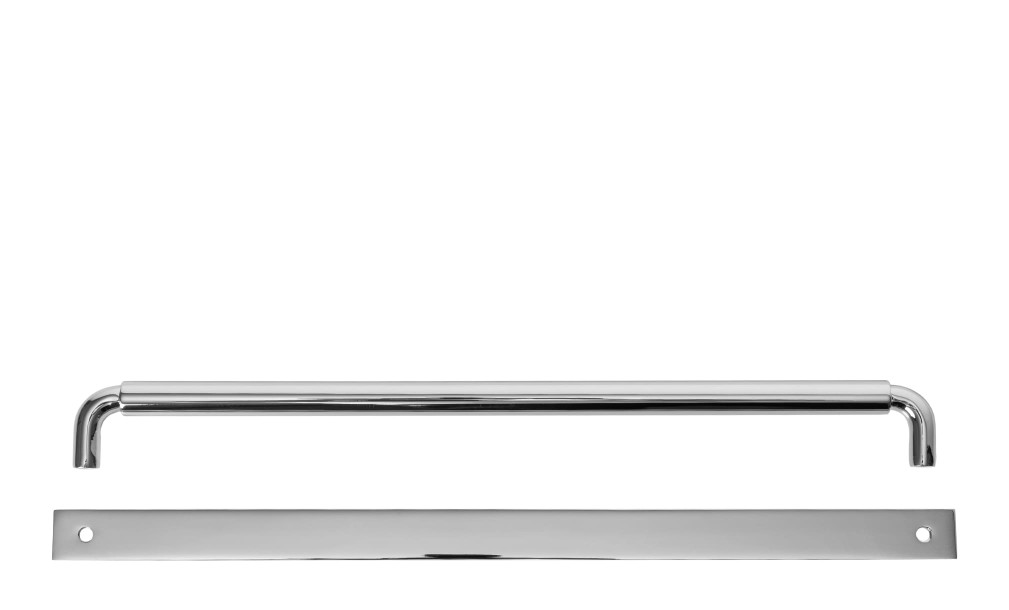 Ручка-скоба Button 12in polished nickel