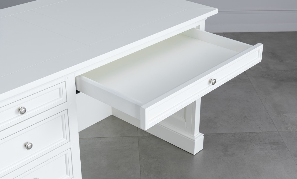 Письменный стол Оксфорд малый белый