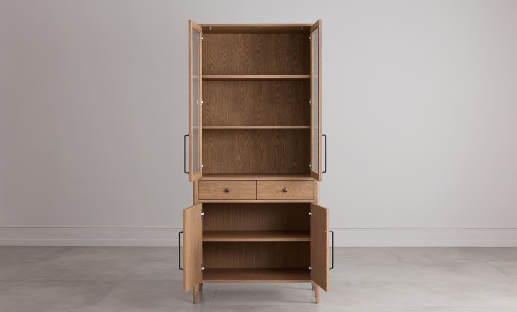 Витрина двухстворчатая Ecru