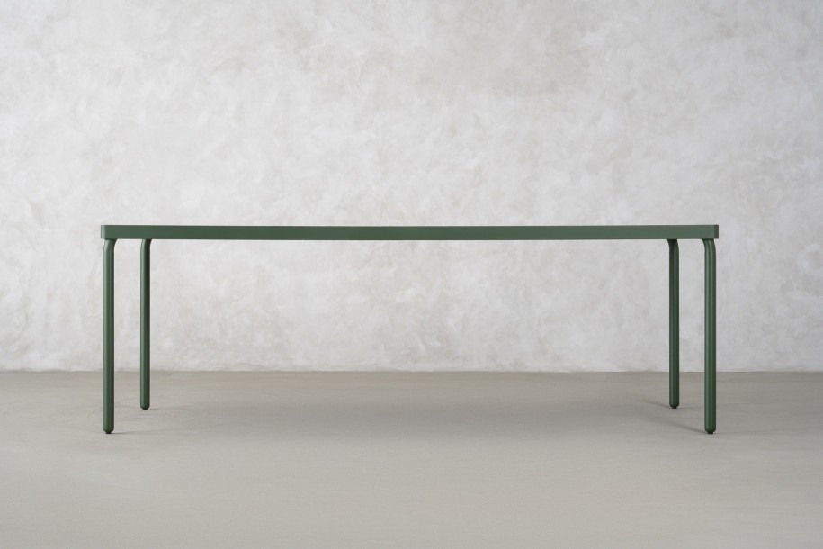 Обеденный стол Таормина уличный 220 см, зелёный