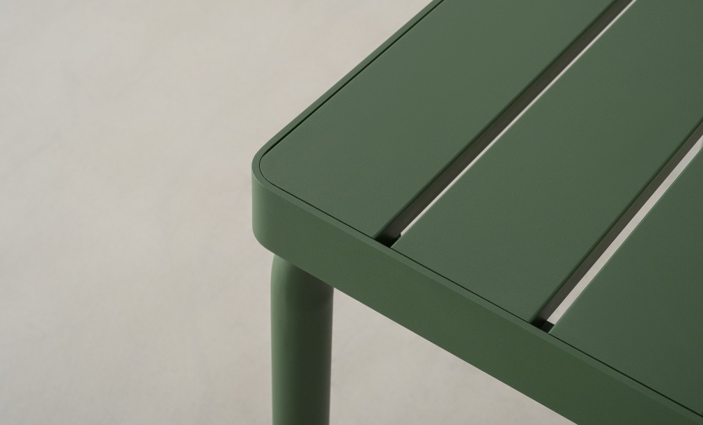 Обеденный стол Таормина уличный 220 см, зелёный