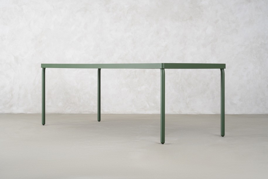 Обеденный стол Таормина уличный 220 см, зелёный