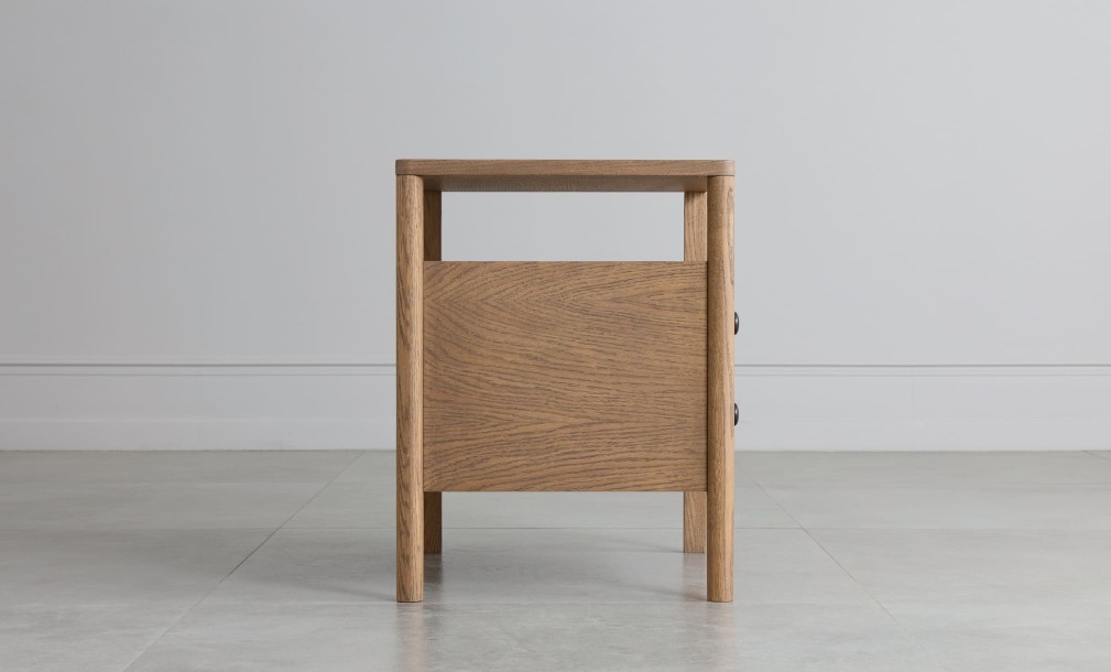 Прикроватная тумба с двумя ящиками Ecru