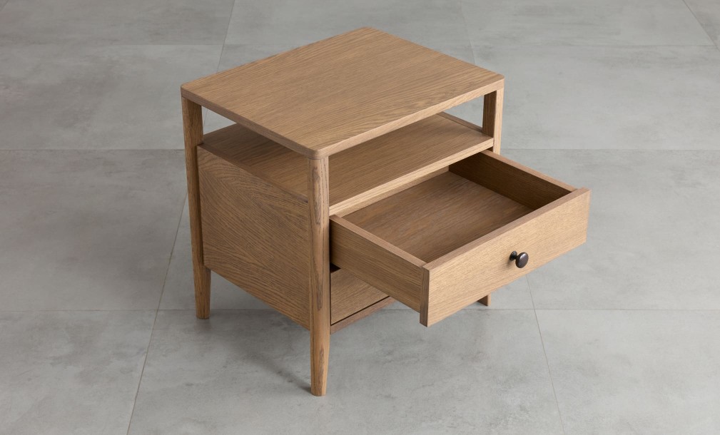 Прикроватная тумба с двумя ящиками Ecru