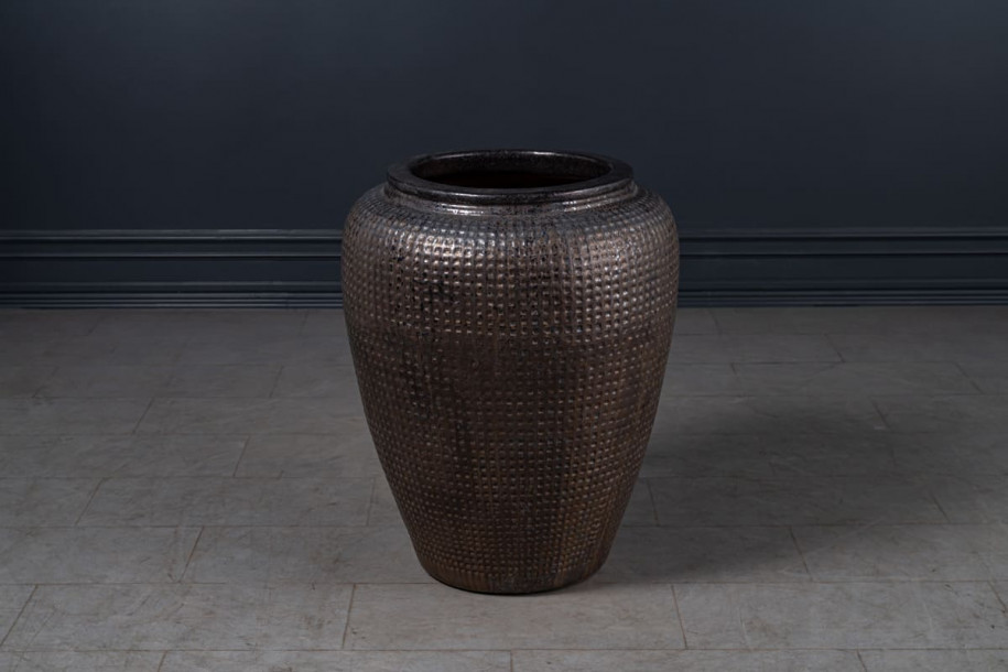 Кашпо Dimple Jar sapphire