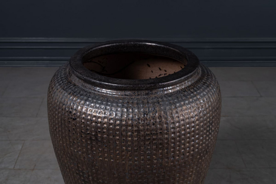 Кашпо Dimple Jar sapphire