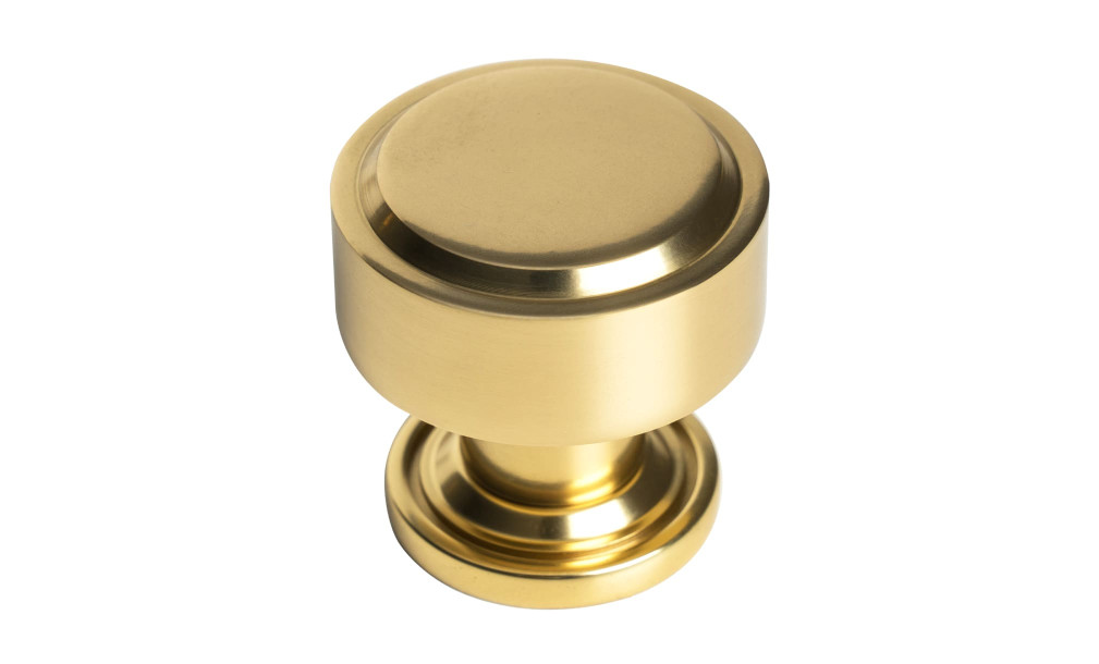 Ручка-кнопка Tube aged brass