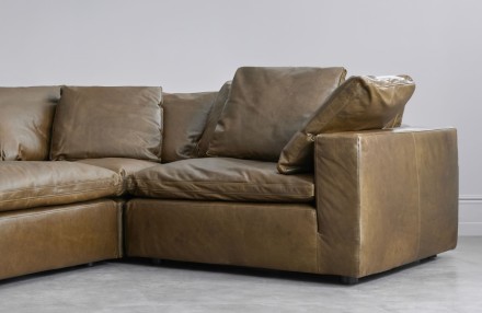 Новый хит Dantone Home: модульный диван «Нейт» в натуральной коже