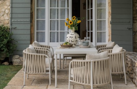 Коллекция уличной мебели Таормина в оттенке «песчаная дымка»