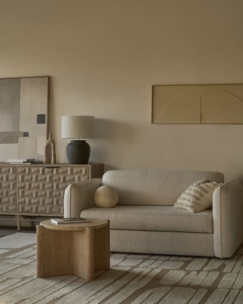 Стол кофейный Pebble с каменной столешницей M