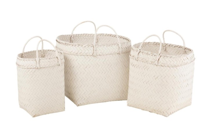 Корзины Yara White набор 3 шт