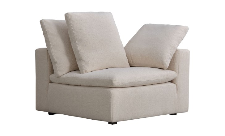 Угловая секция дивана Облако (ткань Cushing snow)